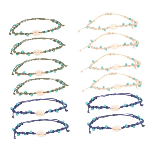 TOPPERFUN 12 Stück Teiliges Bohemian Armband Set Türkisperlen Handgefertigte Geflochtene Armbänder für Damen für Strand Partys und Hochzeiten TOPPERFUN 12 Stück Teiliges Bohemian Armband Set Türkisperlen Handgefertigte Geflochtene Armbänder für Damen für Strand Partys und Hochzeiten von TOPPERFUN