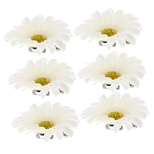 TOPPERFUN 12 Stück Teiliges Sonnenblumen Haarspangen Haarclips für Damen Rutschfeste Haarklammern für Partys und Festliche Anlässe Haarschmuck Zubehör von TOPPERFUN
