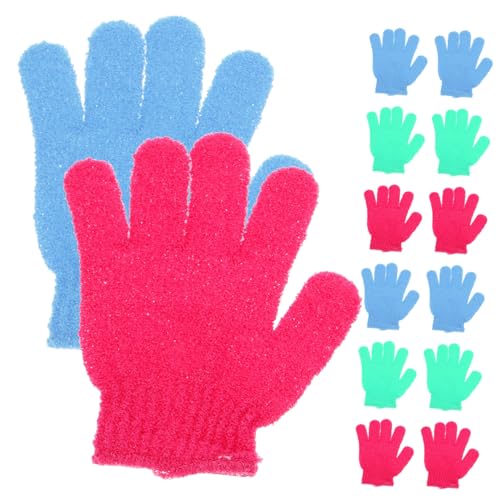 TOPPERFUN 14 Stück Teiliges Peeling handschuh Dusche mit Fünf Fingern Bunte Exfolierende Waschhandschuhe für Körperreinigung Sanftes Hautpeeling und Massage Geeignet für Frauen Männer TOPPERFUN 14 Stück Teiliges Peeling handschuh Dusche mit Fünf Fingern Bunte Exfolierende Waschhandschuhe für Körperreinigung Sanftes Hautpeeling und Massage Geeignet für Frauen Männer von TOPPERFUN