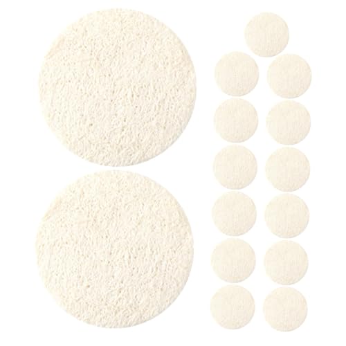 TOPPERFUN 15 Stück Luffa Gesichtspads Peeling Luffa Schwämme Make Up Entferner Wiederverwendbar Weiche Gesichtspflege Peeling Waschpads Für Frauen Und Männer von TOPPERFUN