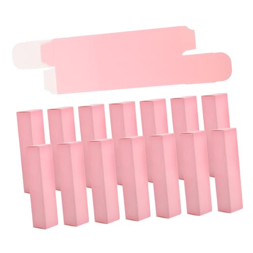 TOPPERFUN 15 Stück Teiliges Lippenstift Papier Verpackungsset Stabile Lippenpflegestifthülsen Leichte Lipgloss Tubenboxen Einfache Montage Schützende Kosmetik Verpackung für Make Up von TOPPERFUN