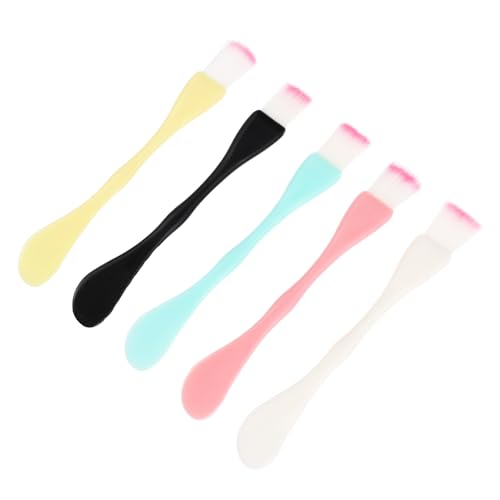TOPPERFUN 15 Stück Teiliges Pinsel Zufälligen Farben Multifunktionale DIY Gesichtsmaske Werkzeuge Hautfreundliche Plastikpinsel für Einfache Anwendung und Wiederverwendbar Zufällige Farbe von TOPPERFUN