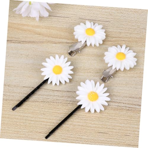 TOPPERFUN 16 Stück Teiliges Kleine Daisy Haarklammern Süße Haarspangen Mädchen Haarschmuck Modisch und Langlebig für Alltag und Besondere Anlässe von TOPPERFUN