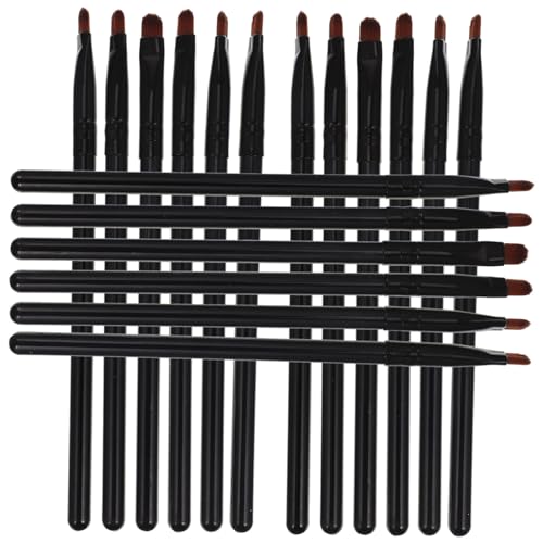 TOPPERFUN 18 Stück Teiliges Augen Make Up Pinselset Lidschatten Eyeliner und Concealer Pinsel für Präzises Make Up für Details und Tägliche Anwendungen von TOPPERFUN