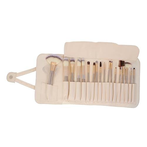 TOPPERFUN 18 Stück Teiliges Professionelles Makeup Pinselset aus Holz für Foundation Puder und Kosmetik für Flüssige Pudrige und Cremige Produkte zur Haut von TOPPERFUN