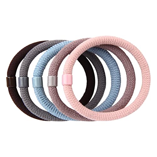 TOPPERFUN 18stücke Haargummis Aus Elastischem Seil Und Netzmaterial Haarschmuck Für Frauen Und Mädchen Pferdeschwanzhalter in Verschiedenen Farben von TOPPERFUN