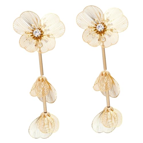 TOPPERFUN 1Paar Damen Ohrringe im Mehrlagige Ohrhänger Robustem Material Elegantes Design zu Weihnachten Geburtstagen für Verschiedene von TOPPERFUN