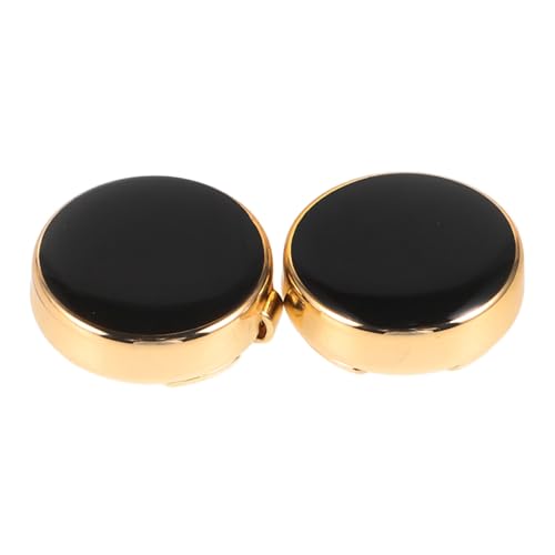 TOPPERFUN 1Paar Knopfabdeckungen für Herren Damenhemden Stilvolle Manschettenknöpfe zur Aufwertung Formeller Outfits Langlebig für Hochzeiten von TOPPERFUN