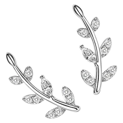 TOPPERFUN Ohrringe Damen Hypoallergene Ohrstecker Mit Klettereffekt Elegante Und Klassische Für Frauen Für Alltag Und Abendgarderobe Einzigartiger Schmuck Für Stil Und Eleganz von TOPPERFUN