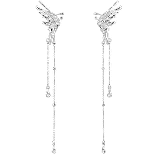 TOPPERFUN 1Paar Schmetterlings Ohrknochenclip Ohrhänger Ohrloch Leicht und Komfortabel Eleganter Schmuck für Damen für Verschiedene Anlässe und Outfits TOPPERFUN 1Paar Schmetterlings Ohrknochenclip Ohrhänger Ohrloch Leicht und Komfortabel Eleganter Schmuck für Damen für Verschiedene Anlässe und Outfits von TOPPERFUN