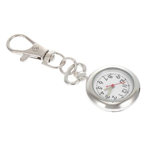 TOPPERFUN 1Stück Hängende Taschenuhr für Krankenschwestern Robuste Schlüsselring Uhr Tragbare Quarzuhr für Studenten und Prüfungen Exquisites Design und Hohe Haltbarkeit von TOPPERFUN