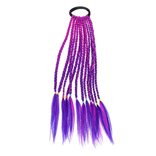 TOPPERFUN Perücke Für Mädchen Mit Zöpfen Kopfbedeckung Kinderperücke Twisted Flechtfrisur Kopfschmuck Perücke Dekor Performance von TOPPERFUN