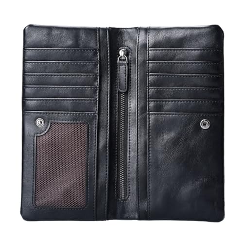 TOPPERFUN Stilvolle Männer Geldbörse Kartenhalter Aus Hochwertigem Material Klein Und Leicht Für Bargeld Und Kleingeld Reisen Und Geschäft von TOPPERFUN