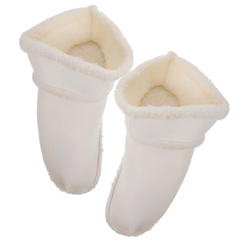 TOPPERFUN 2 Paare Clogs Innenfutter Wärmend Plüsch Einlegesohlen Herausnehmbar Waschbar Für Damen Herren Winter Schuhe Zubehör von TOPPERFUN