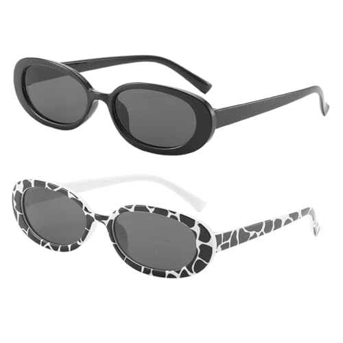 TOPPERFUN 2 Paare Stylische Damen Sonnenbrillen Ovaler Rahmen mit Leopardenmuster UV Schutz Partybrillen für Outdoor Fotorequisiten Vielseitig Einsetzbar TOPPERFUN 2 Paare Stylische Damen Sonnenbrillen Ovaler Rahmen mit Leopardenmuster UV Schutz Partybrillen für Outdoor Fotorequisiten Vielseitig Einsetzbar von TOPPERFUN