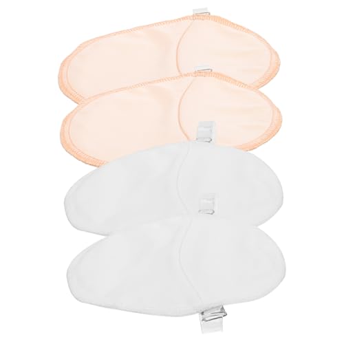 TOPPERFUN 2 Paare Waschbare Unterarm Schweißpads Atmungsaktive und Praktische Achselpads für Schnelles Schweißabsorptionsschild für Sommergebrauch Transparent Hautfarbe von TOPPERFUN