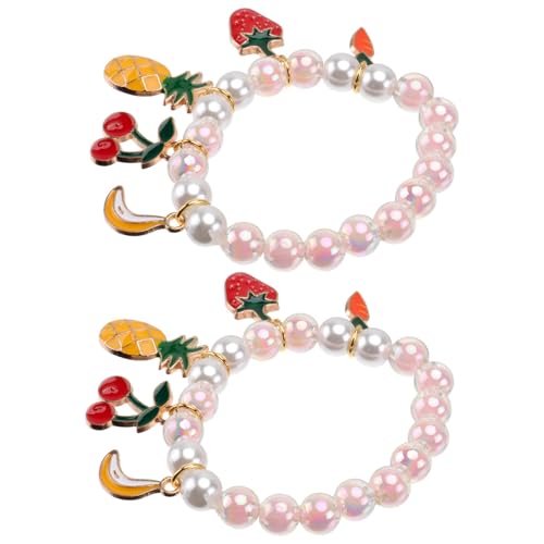 TOPPERFUN 2 STÜCK Armband mit Imitationsperlen Süßes Armband für Mädchen und Modisches Accessoire für Geburtstagsfeiern und Besondere Anlässe TOPPERFUN 2 STÜCK Armband mit Imitationsperlen Süßes Armband für Mädchen und Modisches Accessoire für Geburtstagsfeiern und Besondere Anlässe von TOPPERFUN