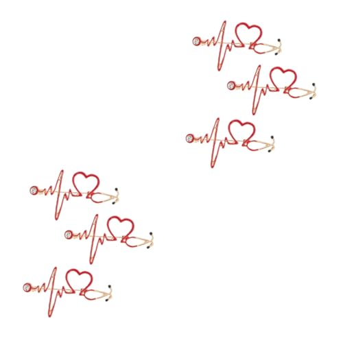 TOPPERFUN 2 Sätze Teiliges Kreative Medizinische Broschen Umweltfreundliche Brosche Für Ärzte Und Krankenschwestern Für Anlässe Und Accessoires 3 Stück * 2 von TOPPERFUN