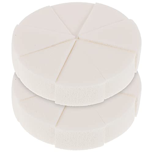 TOPPERFUN 2 Satz Dreieckige Make up Schwämme Professionelle Latexfreie Kosmetik Schwämme Für Grundierung Concealer Und Rouge Wiederverwendbare Make up Applikatoren Für Frauen Für von TOPPERFUN