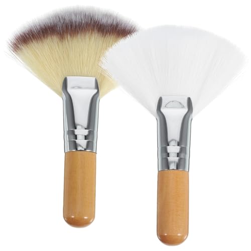 TOPPERFUN 2 Stck Teiliges Fächerpinsel für Gesicht Make up Soft Borsten Blush Setting Powder Pinsel Kurzgriff Präzise Anwendung Weich Sicher für Damen Mädchen TOPPERFUN 2 Stck Teiliges Fächerpinsel für Gesicht Make up Soft Borsten Blush Setting Powder Pinsel Kurzgriff Präzise Anwendung Weich Sicher für Damen Mädchen von TOPPERFUN