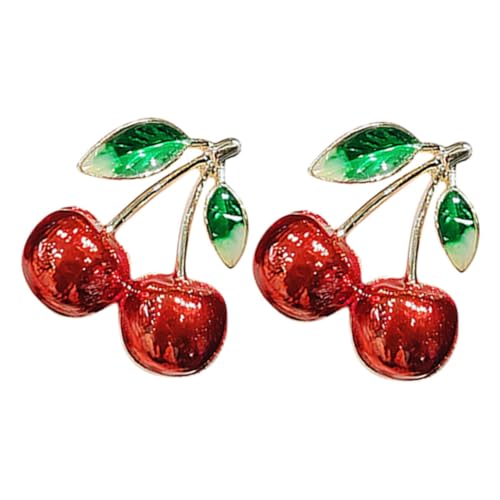 TOPPERFUN 2 Stück Anstecknadeln aus Langlebiger Legierung Modische Broschen mit Süßem Fruchtmotiv Vielseitig Kombinierbar für Damen Stilvolle Accessoires für Hochzeit Alltag und Festtage von TOPPERFUN