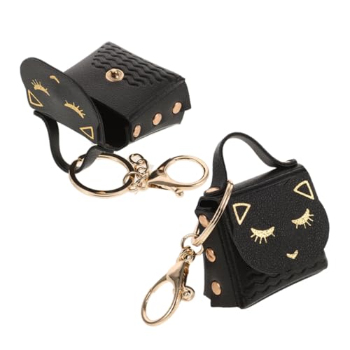 TOPPERFUN 2 Stück Cartoon Schlüsselanhänger Münztasche Mini Geldbörse Schlüsselbund für Vielseitige Nutzung Beim Einkaufen und Reisen Leicht und Robust von TOPPERFUN