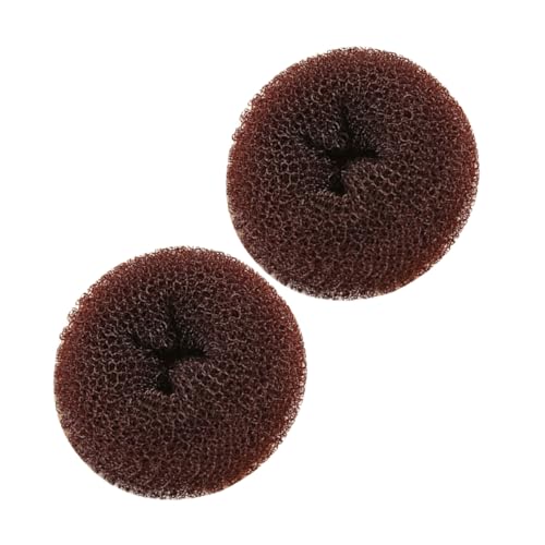TOPPERFUN 2 Stück Donut Dutt Maker für Ring Stil Haardutt Zubehör für Dünnes Haar Vielseitiger Haarstyler für Mädchen für Ballettfrisuren von TOPPERFUN