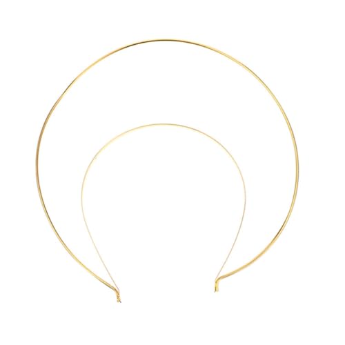 TOPPERFUN 2 Stück Doppelter Haarreif aus Langlebiger Legierung Leichter Brautschmuck für Hochzeit Party Verlobung Eleganter Kopfschmuck für Damen und Mädchen Teiliges von TOPPERFUN