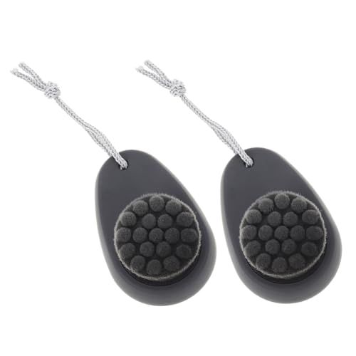 TOPPERFUN 2 Stück Gesichtsreinigungsbürsten aus Silikon für Sanfte Porentiefe für Zuhause und Unterwegs für Empfindliche Haut und Makeup Entfernung von TOPPERFUN