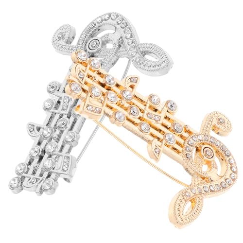TOPPERFUN 2 Stück Gitarrennoten Brosche Musiknoten Brosche Revers Kleidung Musik Brosche Dekorative Musikinstrument Brosche Noten Broschen Anstecknadel Strass Brosche Strass TOPPERFUN 2 Stück Gitarrennoten Brosche Musiknoten Brosche Revers Kleidung Musik Brosche Dekorative Musikinstrument Brosche Noten Broschen Anstecknadel Strass Brosche Strass von TOPPERFUN