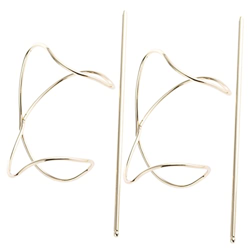 TOPPERFUN 2 Stücke Goldene Metall Haarnadeln für Damen Vintage Haarschmuck Rutschfeste Haarclips für Hochsteckfrisuren Haarknoten Accessoires für Partys und Reisen TOPPERFUN 2 Stücke Goldene Metall Haarnadeln für Damen Vintage Haarschmuck Rutschfeste Haarclips für Hochsteckfrisuren Haarknoten Accessoires für Partys und Reisen von TOPPERFUN