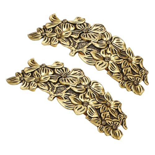 TOPPERFUN 2 Stück Haarklammern mit Blumenmotiv Vintage Frühlings Haarspangen für Damen Haarschmuck Clips Passend für Verschiedene Frisuren und Festlichen Anlass von TOPPERFUN