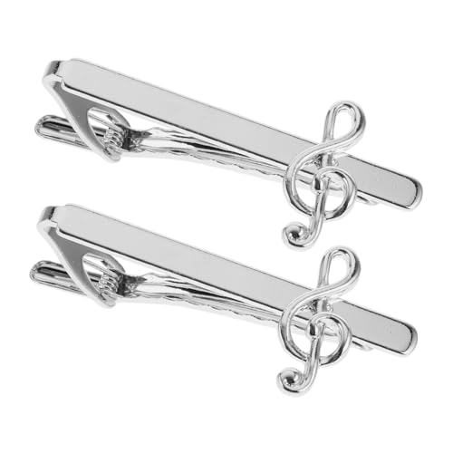 TOPPERFUN 2 Stück Herren Krawattenklammern Kupfer Krawattenclips für Formelle Anlässe Accessoire für Business Mode und Hochzeiten Langlebig und von TOPPERFUN