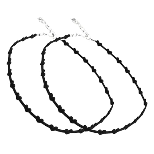 TOPPERFUN 2stücke Herzkette Für Mit Herzverschluss Süße Gliederkettenhalskette Leichtes Für Und Mädchen Elegant Und Schlicht von TOPPERFUN