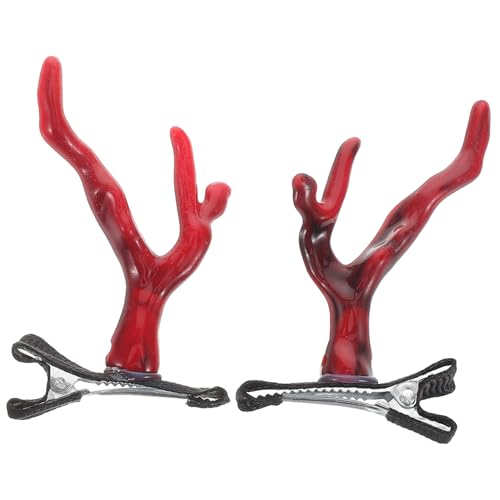 TOPPERFUN 2 Stück Longjiao Kopfschmuck Haarzubehör Charms Anclipsen Chinesische Haarspangen Kleine Haarspangen Für Frauen Mit Dünnem Haar Ausgefallene Haarspangen Für Frauen Metall Rot TOPPERFUN 2 Stück Longjiao Kopfschmuck Haarzubehör Charms Anclipsen Chinesische Haarspangen Kleine Haarspangen Für Frauen Mit Dünnem Haar Ausgefallene Haarspangen Für Frauen Metall Rot von TOPPERFUN