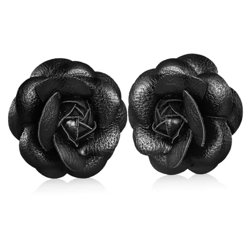 TOPPERFUN 2 Stück Modische Blumen schuhclips aus Satinstoff Elegante Schuhverzierung mit Clip Komfortabel und Langlebig Geeignet für High Heels Sandalen Stiefel Stilvolles Damen von TOPPERFUN