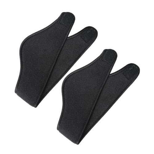 TOPPERFUN Unisex Ohrenwärmer Stirnband 2 Stücke Doppel Schicht Wärmeschutz Ohrenschützer für Sport und Outdoor Aktivitäten Kältebeständiges Haarband für Laufen Skifahren Radfahren von TOPPERFUN