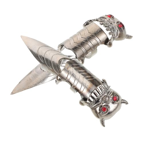 TOPPERFUN 2stücke Vollfingerringe Mit Eulenmotiv Retro-gothic-krallenringe Aus Metall Für Herren Punk-fingerkrallen Für Cosplay-kostüme Und Bühnenauftritte von TOPPERFUN