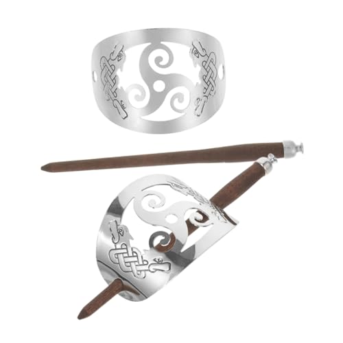 TOPPERFUN 2 Stück Vintage Haarnadeln Damen Haarschmuck Bun Cuff Retro Haarstäbchen aus Zinklegierung und Holz für Hochsteckfrisuren Stabiler Halt Geeignet für Partys und Alltag TOPPERFUN 2 Stück Vintage Haarnadeln Damen Haarschmuck Bun Cuff Retro Haarstäbchen aus Zinklegierung und Holz für Hochsteckfrisuren Stabiler Halt Geeignet für Partys und Alltag von TOPPERFUN