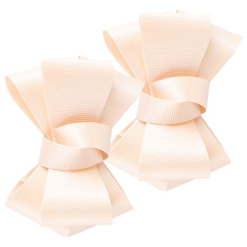 TOPPERFUN 2 Stücke Dekorative Schuh Schleifenförmiger Schuhschmuck Strapazierfähigem Material für Damen Vielseitig Einsetzbar als Selbstgemacht Accessoire für Schuhe und Kleidung von TOPPERFUN