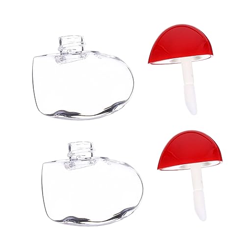 TOPPERFUN 20 Stück DIY Herzförmige Lip Gloss Röhrchen Leere Lip Balm Flaschen für Lippenpflege und Make Up Set für Unterwegs und Reisen von TOPPERFUN