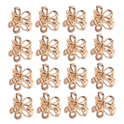 TOPPERFUN 20 Stück Kleine Blumen Haarspangen Für Damen Mini Haarspangen Winzige Funkelnde Metall In Gold Blumenoptik Accessoires Für Und Mädchen von TOPPERFUN