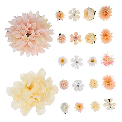 TOPPERFUN 20 Stück Teiliges Set Blumen Haarclips für Süße Haarnadeln Blumigem Design für Mädchen und Damen für Geeignet von TOPPERFUN