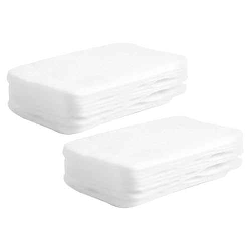 TOPPERFUN 200 Stück Make up Entferner Pads Weiche Baumwoll Gesichtspads Wiederverwendbare Und Einweg Pads Für Gesichtsreinigung Leicht Und Tragbar Für Reisen Für Augen Make up Entfernung von TOPPERFUN