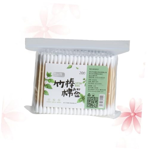 TOPPERFUN 200stücke Doppelspitze Wattestäbchen Mehrzweck-applikator Tupfer Für Make-up-reinigung Und Babypflege Entferner Für Schönheit Und Maniküre von TOPPERFUN