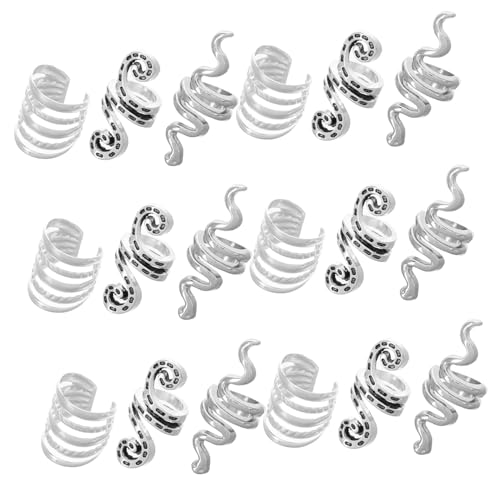 TOPPERFUN 20Stücke Dreadlock Zubehörset Zopfdekorationen Haaranhänger für Einzigartiges Haarstyling Langlebig und für Festivals Partys und Besondere Anlässe von TOPPERFUN