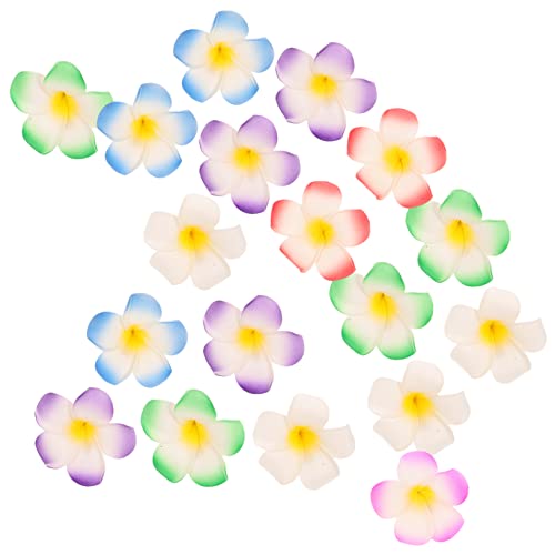 TOPPERFUN Frangipani Haarspangen 24 Stück Zarte Haar Clips für Hochzeiten Festivals und Partys Blumen Dekorationen für Damen Rutschfeste Haarschmuck von TOPPERFUN