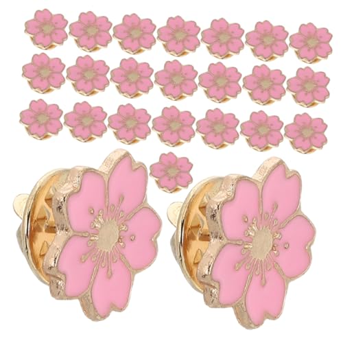 TOPPERFUN 24 Stücke Mode Niedlichen Cartoon Brosche Pins Für Frauen Emaille Pin Abzeichen Dekorative Blume Brosche Für Kleidung Jacken Rucksäcke Hüte von TOPPERFUN