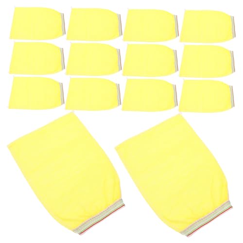 TOPPERFUN 25 Stück Badetuchhandschuhe Körperschrubber Handschuh Textur Badehandschuhe Peeling Handschuhe Für Den Körper Damen Peeling Handschuh Für Die Dusche Peeling Handtuch von TOPPERFUN
