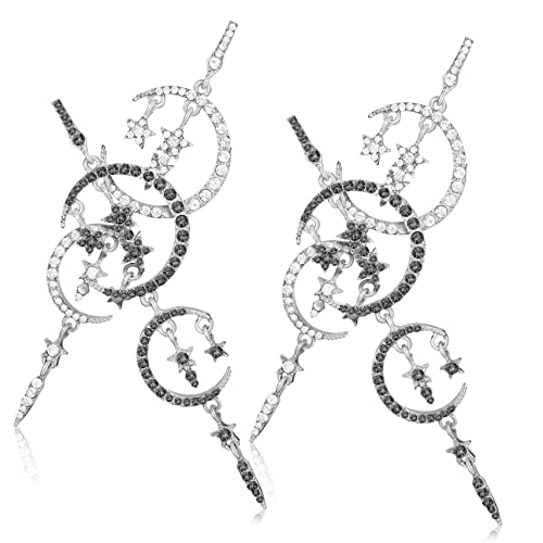 TOPPERFUN 2Paare Glitzernde Ohrringe mit Stern Ohrstecker für Damen Passend für Partys Alltagsmode TOPPERFUN 2Paare Glitzernde Ohrringe mit Stern Ohrstecker für Damen Passend für Partys Alltagsmode von TOPPERFUN